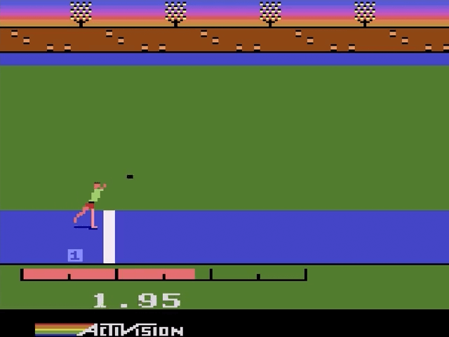 Activision Decathlon box art for Atari 2600